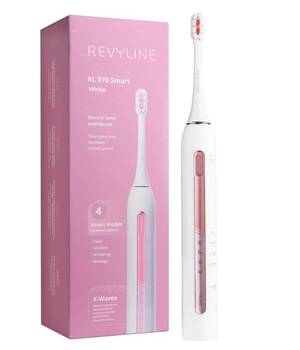 Электрическая звуковая зубная щётка Revyline RL 070 White